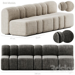 Bla Station Bob Modul Sofa and Armchair 