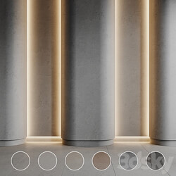 concrete set | decorative plaster | 2 