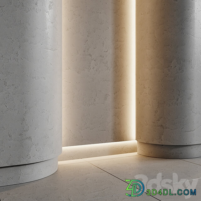 concrete set | decorative plaster | 2