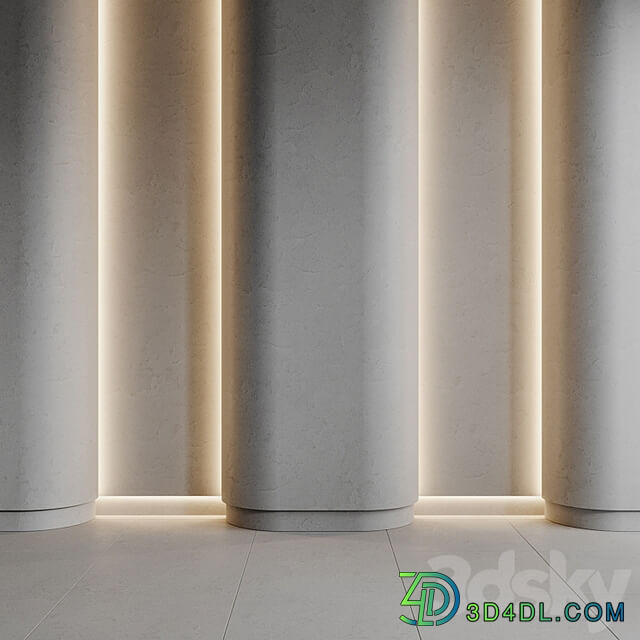 concrete set | decorative plaster | 2