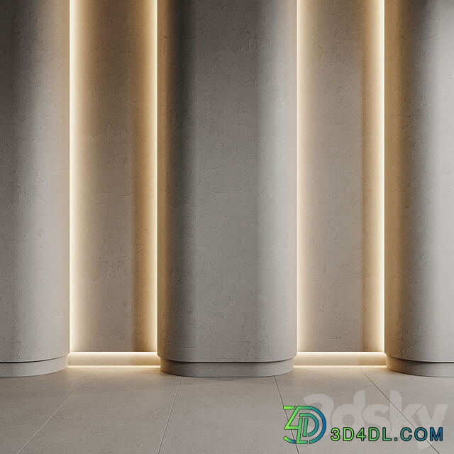 concrete set | decorative plaster | 2