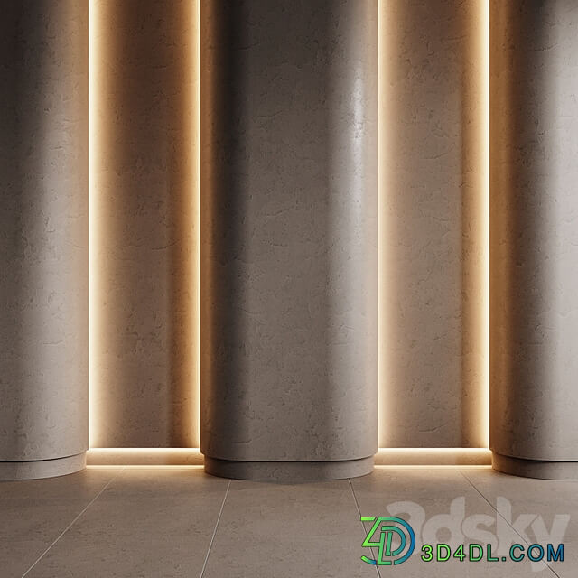 concrete set | decorative plaster | 2