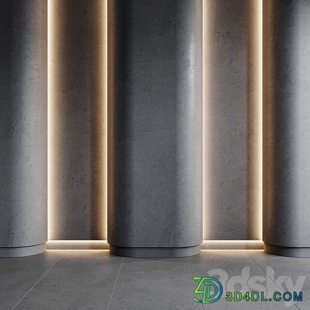 concrete set | decorative plaster | 2