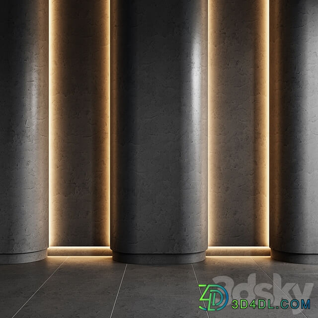 concrete set | decorative plaster | 2