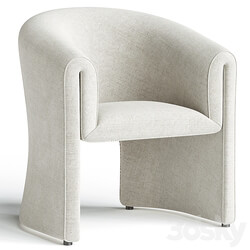 Dining chair Elmore, Portland Cream 