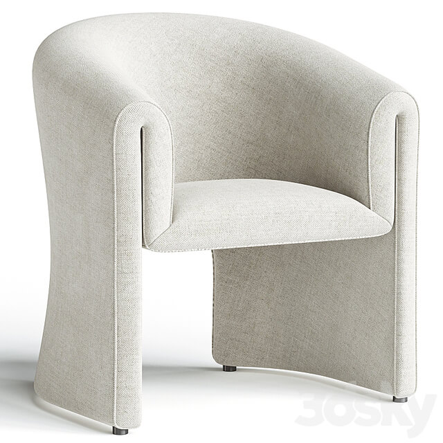Dining chair Elmore, Portland Cream