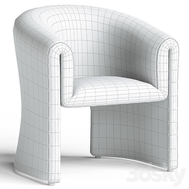Dining chair Elmore, Portland Cream