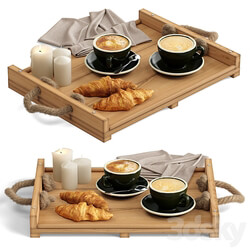 Decorative set 31 Coffee and croissants 