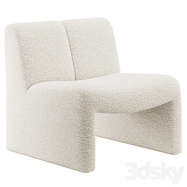 Macintosh armchair in boucle by Eichholtz