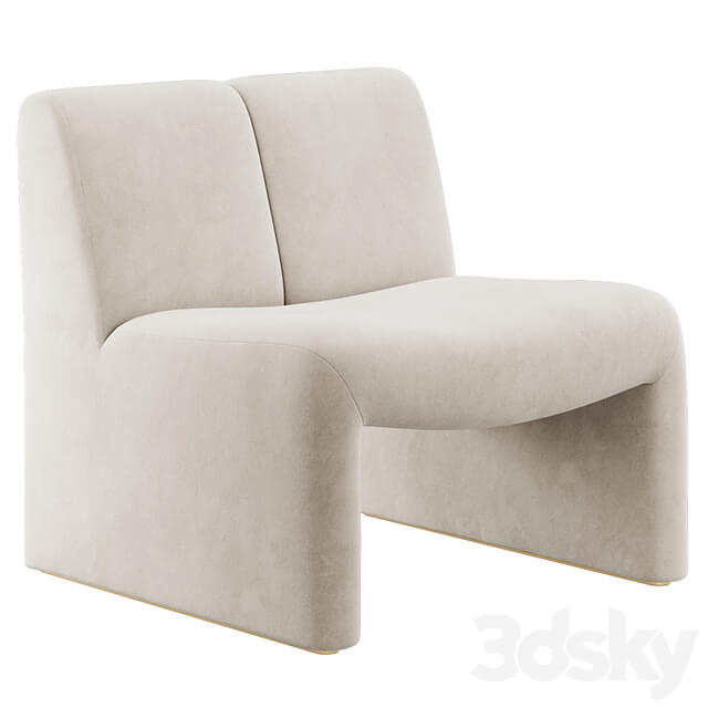 Macintosh armchair in boucle by Eichholtz
