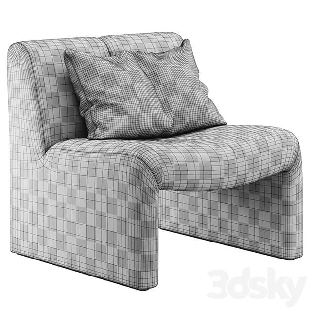 Macintosh armchair in boucle by Eichholtz