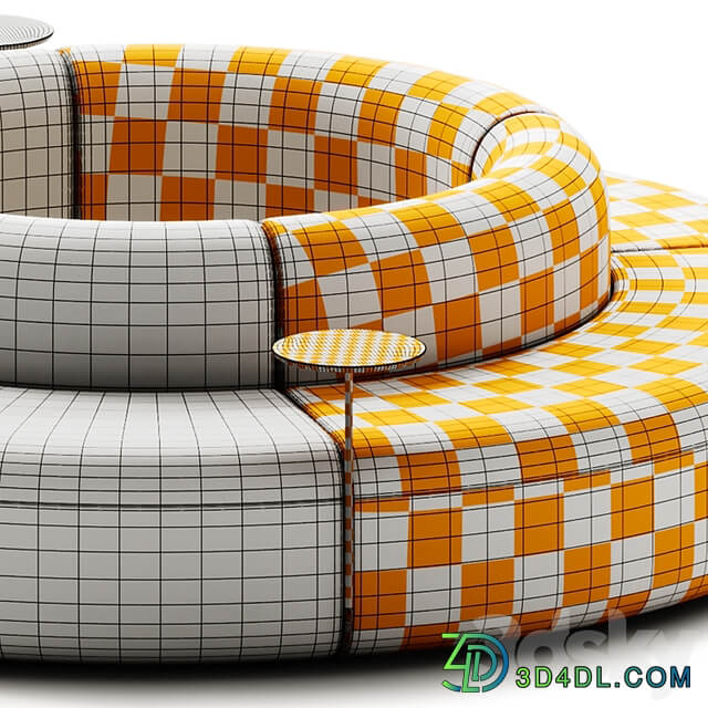 ARTIKO Sectional modular fabric sofa AT 20 by MDD
