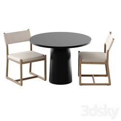 Outdoor furniture table and chairs for garden patio cafe Bilson outoor 