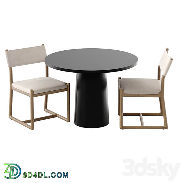 Outdoor furniture table and chairs for garden patio cafe Bilson outoor