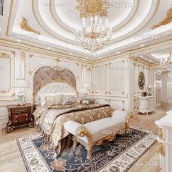 3D Interior Scenes File 3dsmax Model Neoclassical Bedroom 382 By Le Tai Linh 