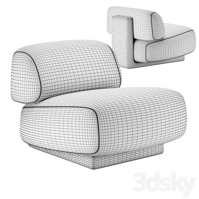 GOGAN | Armchair by Moroso