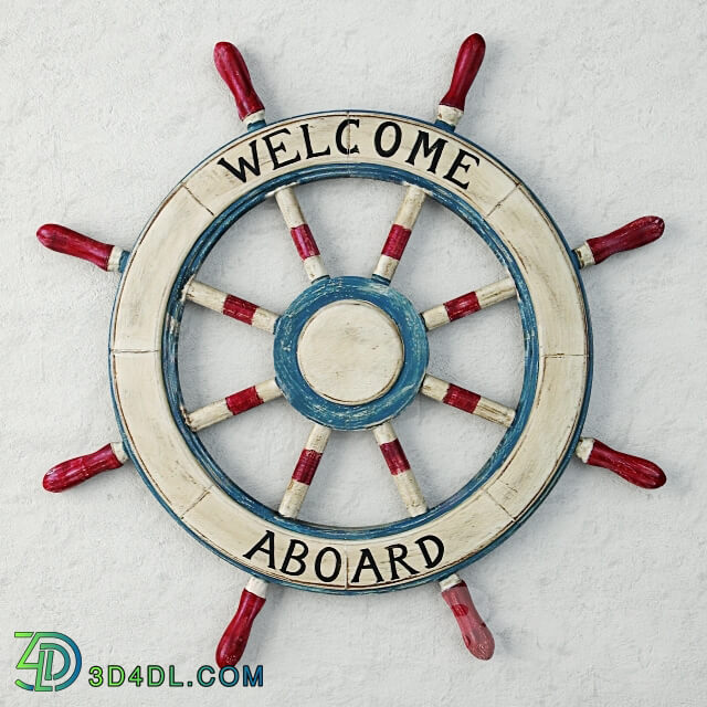 Other decorative objects Wood Wheel Wall Decor