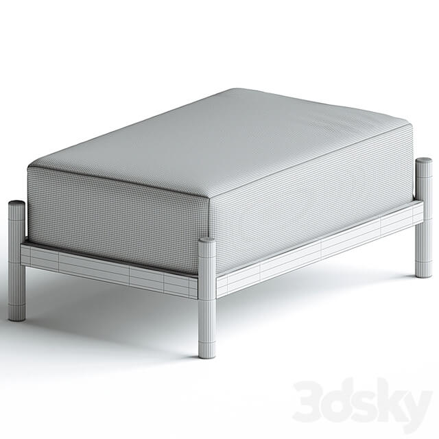 SANTO RECTANGULAR OTTOMAN HANDCRAFT