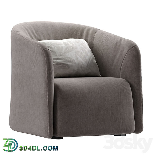 Logos Armchair By Natuzzi