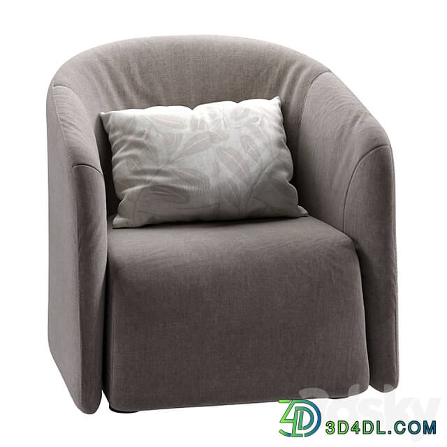Logos Armchair By Natuzzi