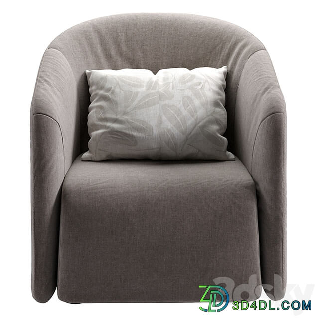 Logos Armchair By Natuzzi