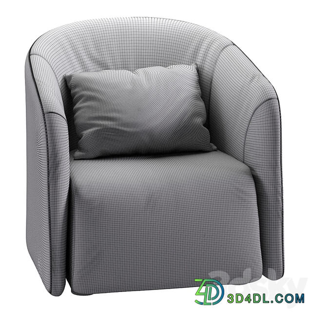 Logos Armchair By Natuzzi