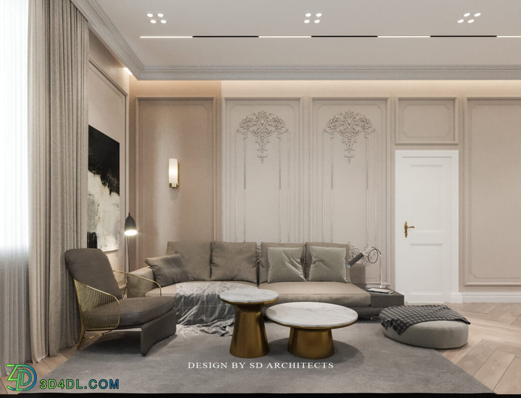 3D Interior Apartment 146 Scene File 3dsmax By Huynh Si Dan