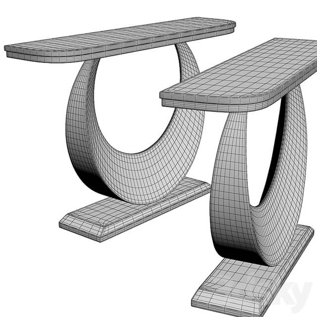 Rectangular Console Table