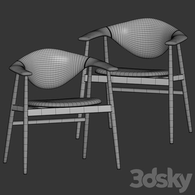 Masculo Dining Chair by Gubi