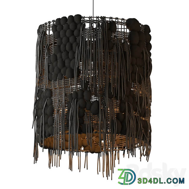 Torn lamp from Helen Loom in black and white