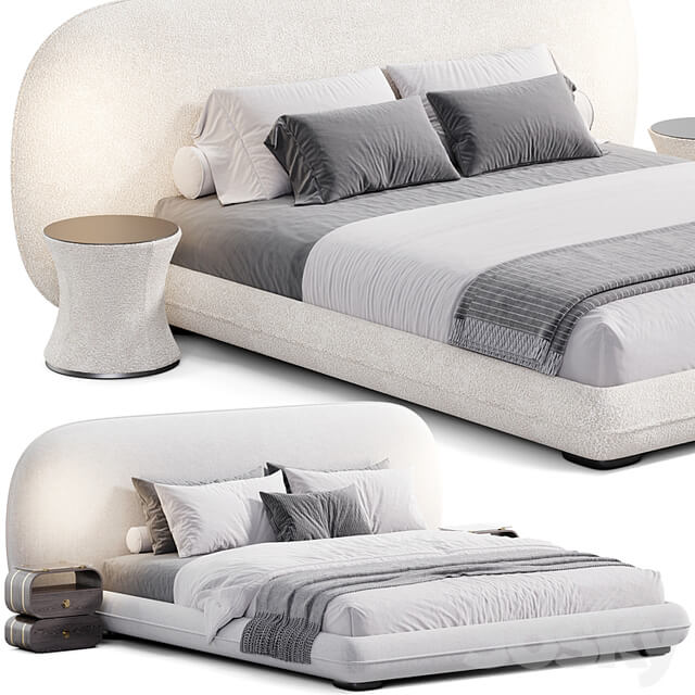 Bari bed by Como Casa