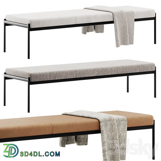 Triple bench Kiki by Artek