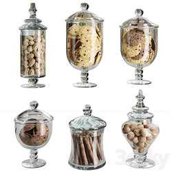 Set of sweets in a cafe or kitchen 