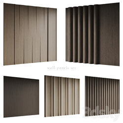 Wall panels set Modern 