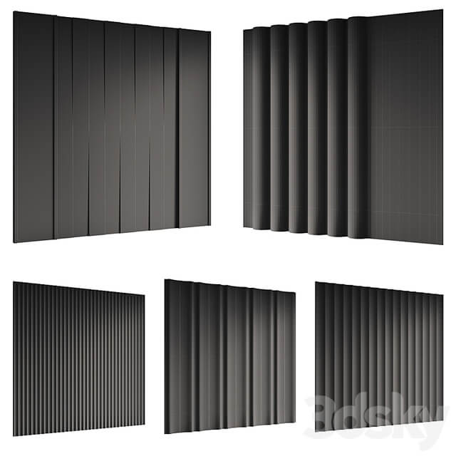 Wall panels set Modern