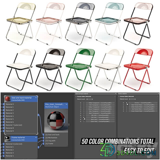 Plia Chair Anonima Castelli