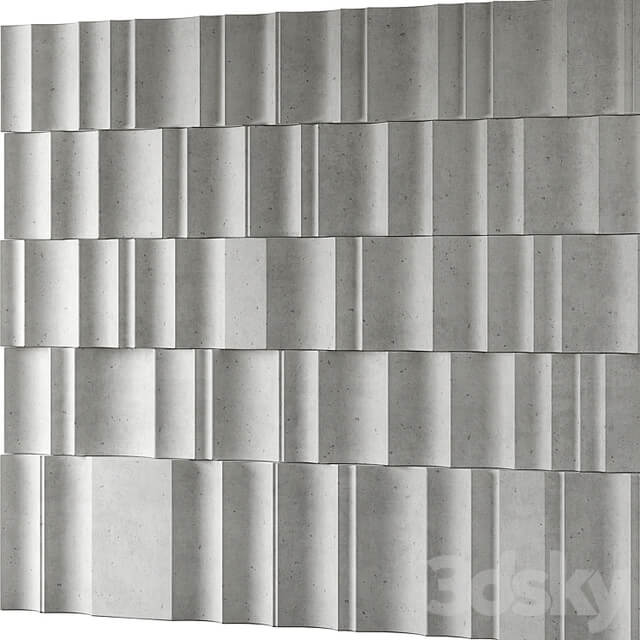 Stone Wave Wall Panel