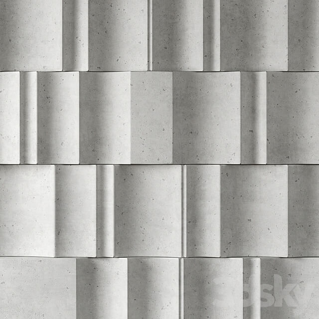 Stone Wave Wall Panel