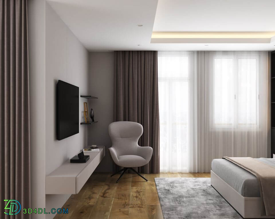 3D Interior Scenes File 3dsmax Model Bedroom 312 By My Huynh