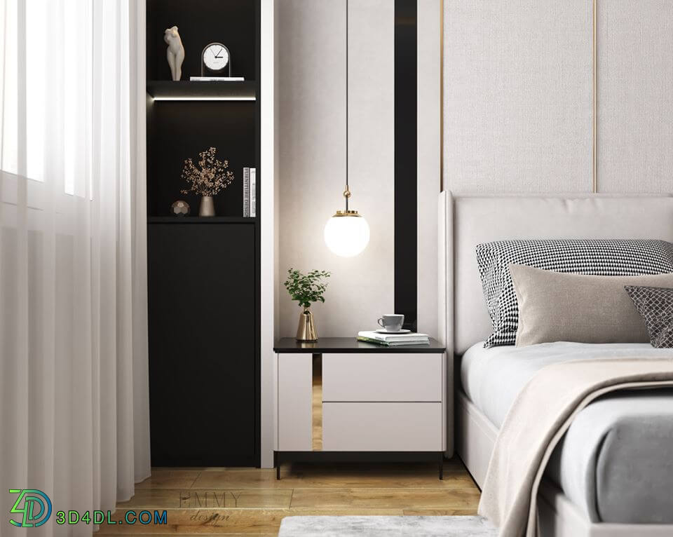 3D Interior Scenes File 3dsmax Model Bedroom 312 By My Huynh