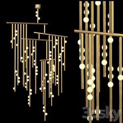 76 bulb Drop System Chandelier 