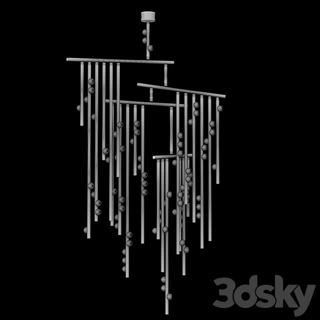 76 bulb Drop System Chandelier