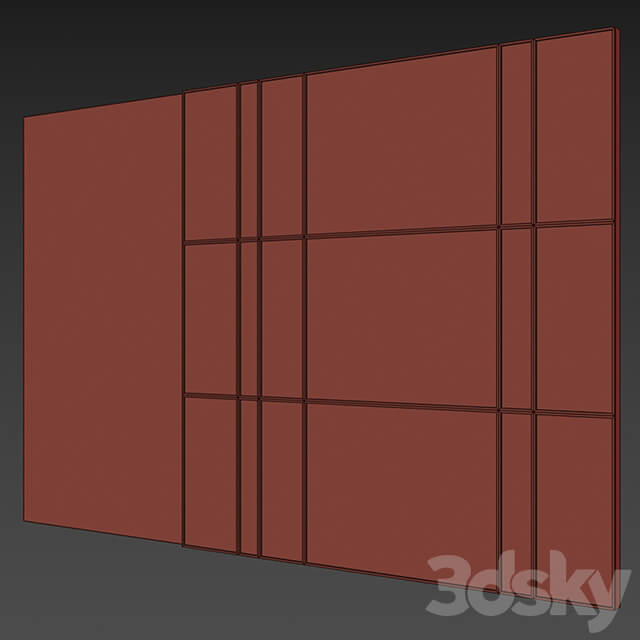 Headboard 3d Wall Panel 09