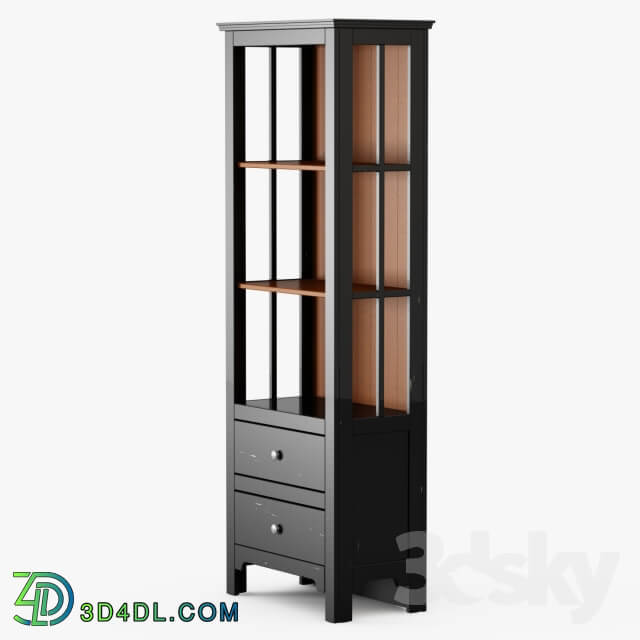 Wardrobe Display cabinets Keefe Bookcase Black