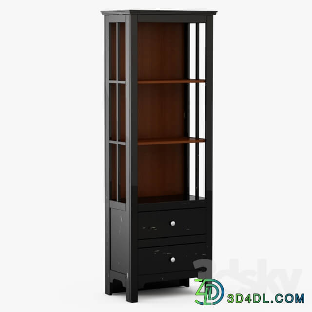 Wardrobe Display cabinets Keefe Bookcase Black