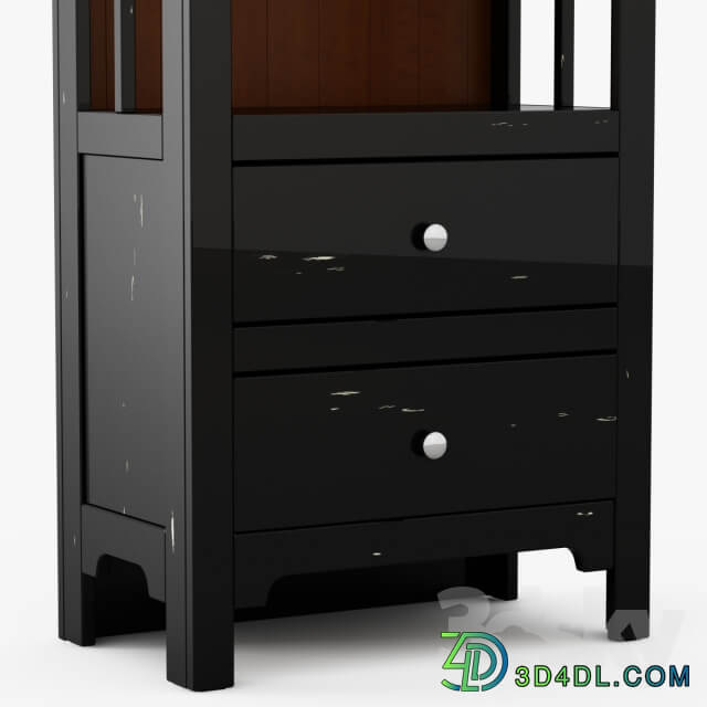 Wardrobe Display cabinets Keefe Bookcase Black