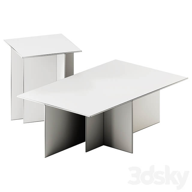 Westwing Collection Anouk Glass Side and Coffee Table