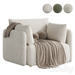 Offset Armchair 
