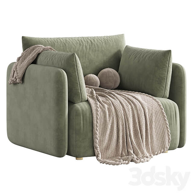 Offset Armchair