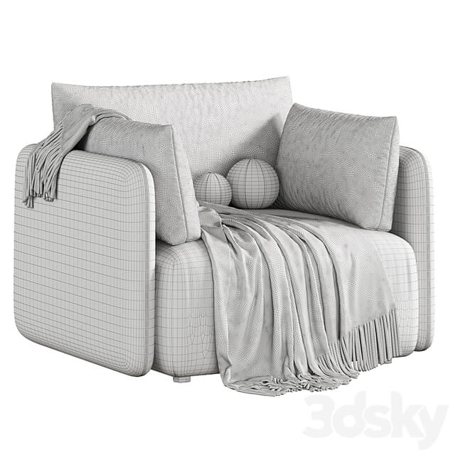 Offset Armchair